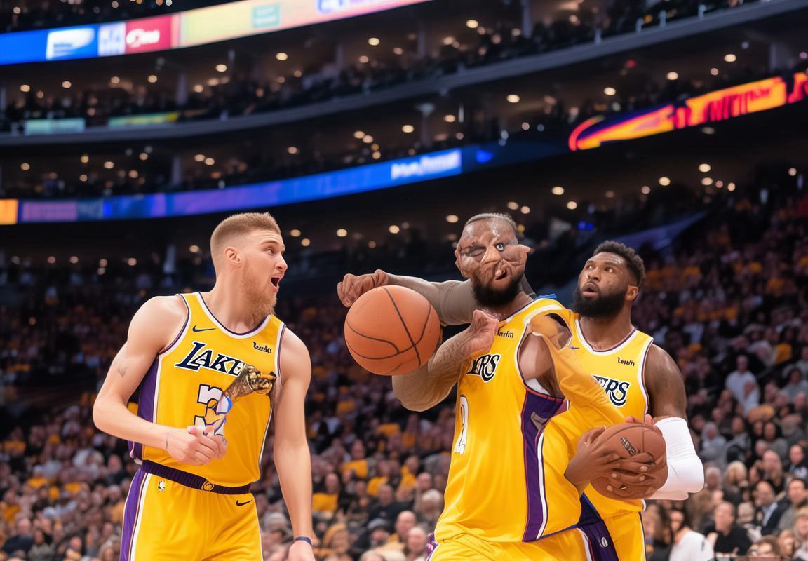 湖人双星组合东契奇与里弗斯联手轰下73分，湖人队卫冕征程再添利器